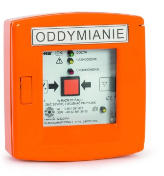 RT 45-ST-PL D+H Przycisk oddymiania w obudowie aluminiowej