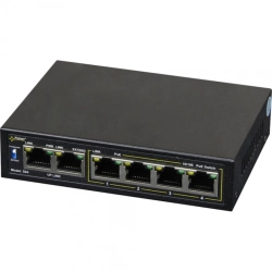 S64WP PULSAR Switch PoE 6-portowy Fast Ethernet, 4x PoE (brak zasilacza w komplecie)
