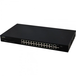 SF124WP PULSAR Switch PoE 26-portowy Fast Ethernet, 24x PoE