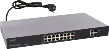 SFG116 PULSAR Switch PoE 16-portowy Gigabit Ethernet 2x SFP 16x PoE+