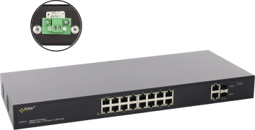 SFG116WP PULSAR Switch PoE 16-portowy Gigabit Ethernet 2x SFP 16x PoE+
