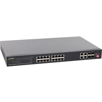 SFG120WP-BT PULSAR Switch PoE 20-portowy Gigabit Ethernet 16xPoE++ 4xRJ45 4xSFP 240W bez zasilacza