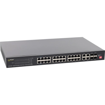 SFG128-BT PULSAR Switch PoE 28-portowy Gigabit Ethernet 24xPoE++ 4xRJ45 4xSFP 240W