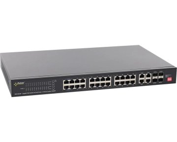SFG128WP-BT PULSAR Switch PoE 28-portowy Gigabit Ethernet 24xPoE++ 2xSFP 360W bez zasilacza