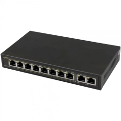 SG108WP PULSAR Switch PoE 10-portowy Gigabit Ethernet, 8x PoE