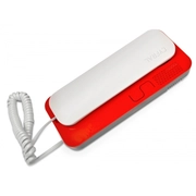 SMART 5P CYFRAL Unifon do systemu domofonowego analogowego 4+N, biało czerwony