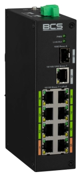 BCS-L-SP08E01G-1SFP(2) BCS Switch 8x PoE, 1x RJ45, 1x SFP Gigabit