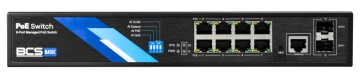 BCS-B-SP08G-2SFP-M BCS BASIC Switch zarządzalny 8x PoE, 2xSFP