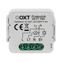 SWT20 OXT Przekaźnik 1 obwód, moduł TUYA, Wi-Fi