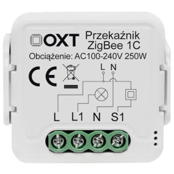 T261 OXT Przekaźnik 1 obwód, moduł TUYA, ZigBee