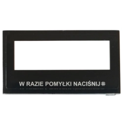 Szybka wyświetlacza LCD do paneli serii Optima 255 ELFON