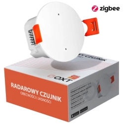 T160 Radarowy czujnik obecności i jasności TUYA, ZigBee