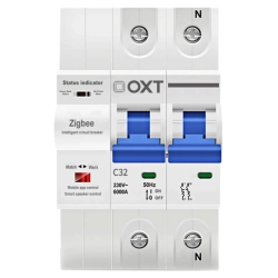 T355 OXT Bezpiecznik 32A, moduł TUYA, ZigBee