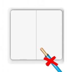 T595 Przełącznik 2 obwodowy TUYA, ZigBee