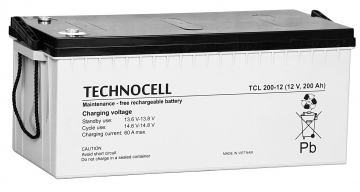 TCL200-12 TECHNOCELL Akumulator AGM 12V 200Ah