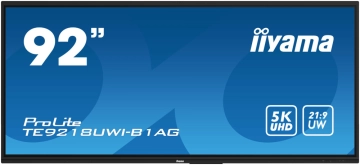 TE9218UWI-B1AG IIYAMA Monitor interaktywny dotykowy 5K UHD 92 cale VA LED Android 13
