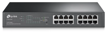 TL-SG1016PE TP-Link Switch PoE 16 portów GIGABIT Ethernet, 8 portów PoE