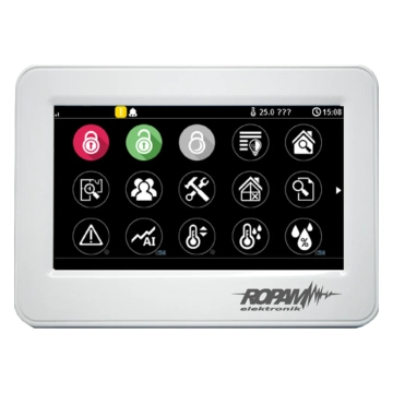 TPR-4WS-P Ropam Panel dotykowy LCD 4,3 cala w białej obudowie