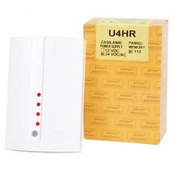 U4HR / 24V Elmes Odbiornik czterokanałowy, superheterodyna, zasilanie 24 VDC/AC