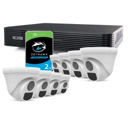 H20 Zestaw monitoringu 8 kamer 5Mpx z rejestratorem i dyskiem 2TB
