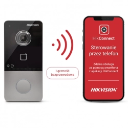 Wideodomofon bezprzewodowy HIKVISION Wi-Fi z zasilaczem