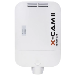X-CAM II Switch4F PoE+/12V DC Camsat Switch PoE do kamer IP, PTZ, portem Fiber (SC), 4x RJ45