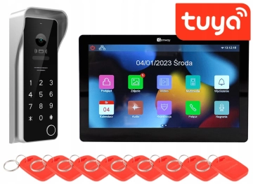 F-S9V13-2W-C Genway Zestaw wideodomofonowy 2 żyłowy + GRATIS