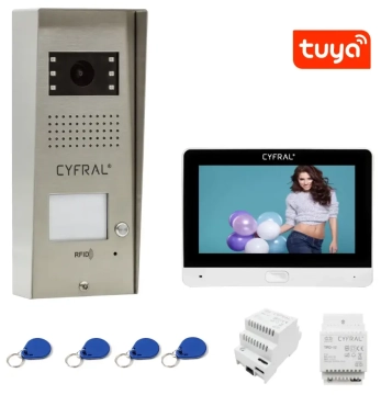 Zestaw wideodomofonowy COSMO Video R1 CYFRAL, kamera HD z monitorem V-7 WiFi