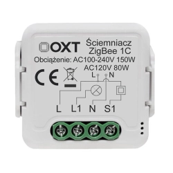  SWTZ24 OXT Ściemniacz 1 obwód, moduł TUYA, ZigBee