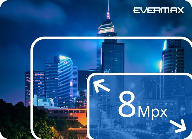 Rozdzielczość i obiektyw w kamerach EVERMAX