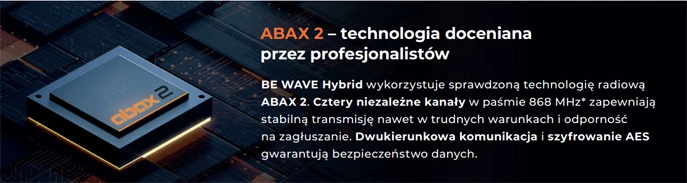 Poznaj pełną gamę urządzeń ABAX 2 współpracujących z centralami serii HYBRID 128 Plus