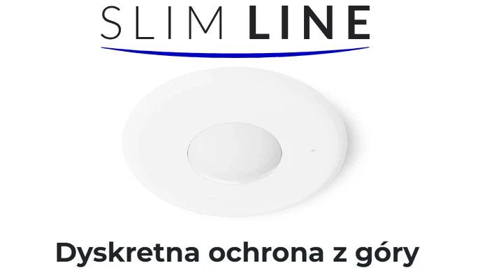 Wpuszczana czujka sufitowa SLIM LINE SATEL