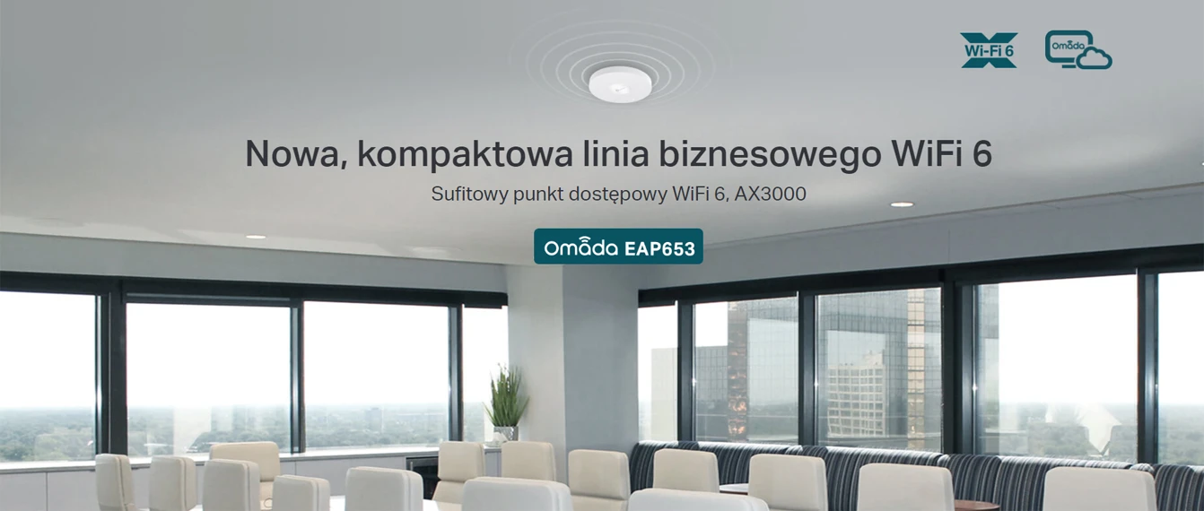 Sufitowy punkt dostępowy WiFi 6, AX3000