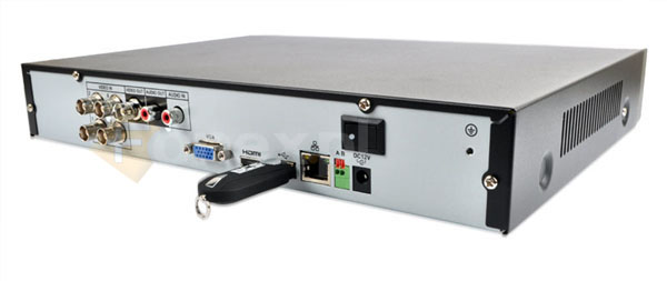 BCS-DVR0401QE II Rejestrator hybrydowy czterokanałowy. USB. Aktualizacja oprogramowania