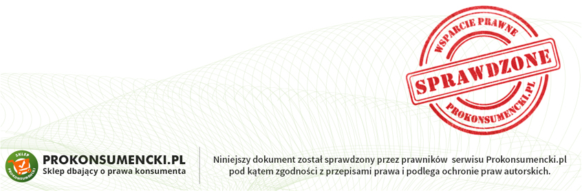 prokonsumencki.pl - regulamin sklepu fonex.pl