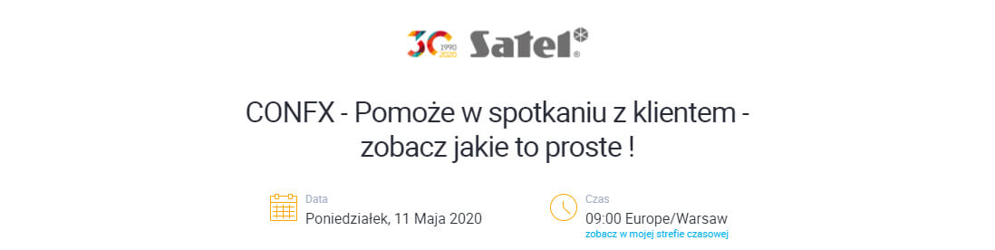 Webinar SATEL: CONFX – Nowa wersja konfiguratora sprzętowego