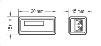 Wymiary transformatora video EVX-T103-AHD EVERMAX