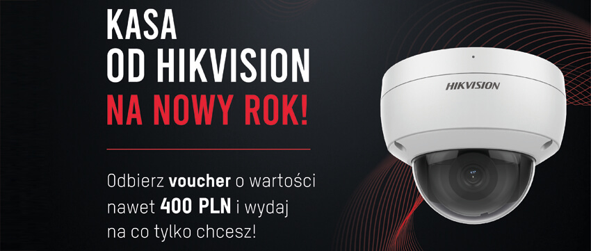 Kasa od HIKVISION na Nowy Rok