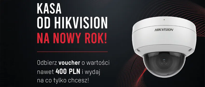 Kasa od HIKVISION na Nowy Rok