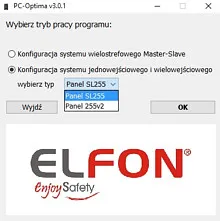 PC-Optima 3 Oprogramowanie do konfiguracji paneli Optima Elfon PC-Optima 3 Oprogramowanie do konfiguracji paneli Optima Elfon