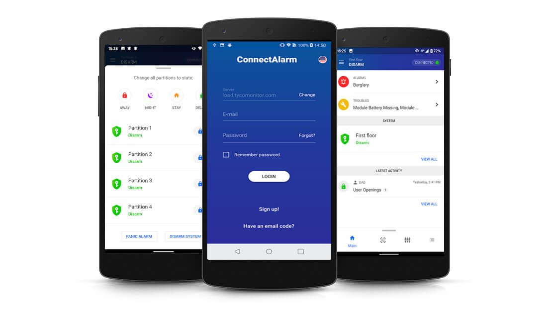Aplikacja mobilna ConnectAlarm - dostęp do zdalnej obsługi systemu alarmowego