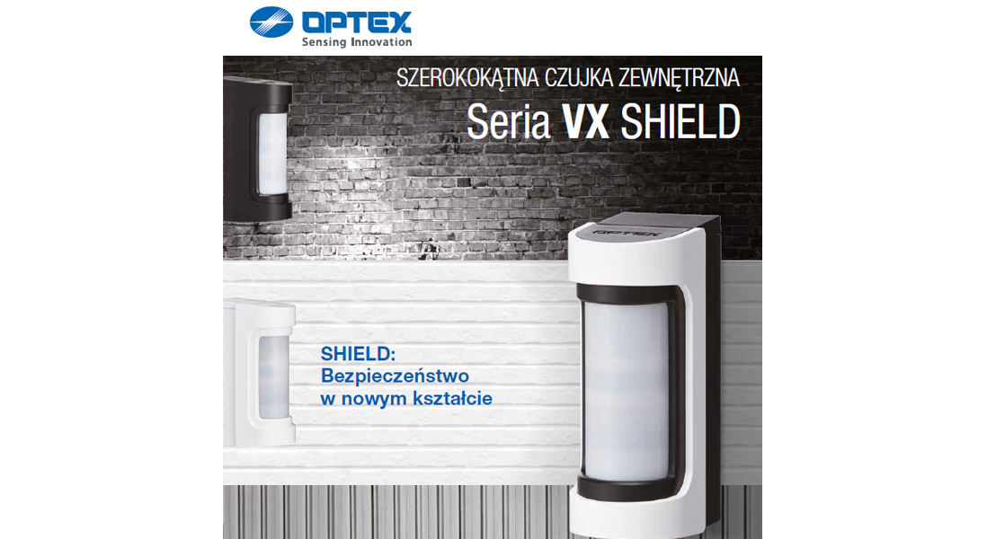 VX SHIELD Szerokokątna czujka zewnętrzna OPTEX