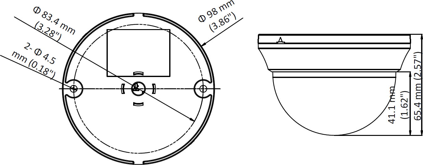 HIKVISION Kamera kopułkowa 5826